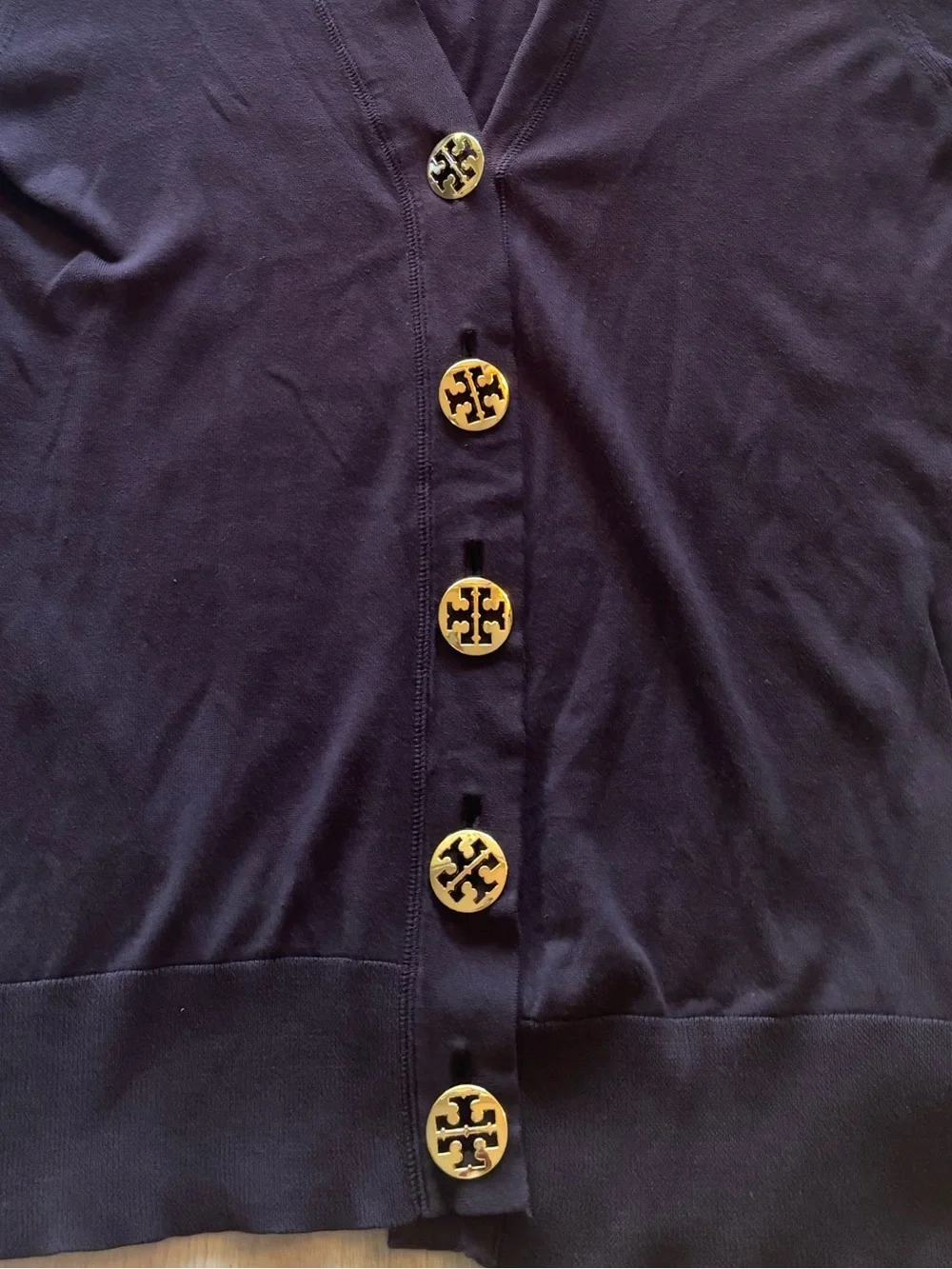 Tory Burch Navy Cardigan